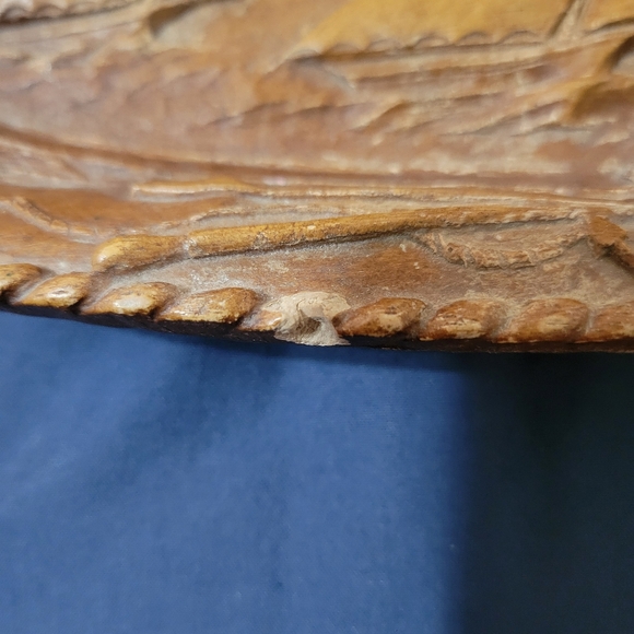 VTG Burwood-Ships Anchors -Nautical Burwood Tray. Composite Platter 12” X 6” - Picture 3 of 6